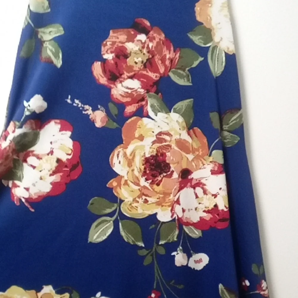 Printed Pocket Sleeveless Tunic (Blue) - Picture 7 of 8